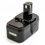 RYOBI ABP1801, ABP1803, BPP-1813, BPP-1815, BPP-1817 18V 2.0Ah NiMH asendusaku elektrit&ouml;&ouml;riistadele BIW180, CAD-180L, CAG-180M, CCD-1801, CCW-180L, CDC-181M.