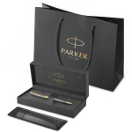 Parker Sonnet Premium Chiselled Silver GT pastapliiats koos kottiga - 1931492 / Kingituseks komplekt