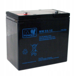MW Power MW 55-12 aku, 12 V, 55 Ah, AGM, hooldusvaba