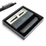 Parker Jotter Monochrome XL must BT pastapliiats graveeringuga / kott / kinkekomplekt