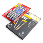 Sharpie akr&uuml;&uuml;lmarkerite komplekt 5 v&auml;rvi musta kaardiplokiga