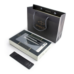 Parker IM Steel CT t&auml;itesulepliiatsi ja pastapliiatsi komplekt koos kohvri ja kinkekotiga