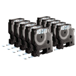 DYMO D1 lint 9mm x7m / must l&auml;bipaistval peal (40910 / S0720670) - 10 tk.