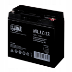 AGM MegaBat 17-12 12 V 17 Ah aku h&auml;ires&uuml;steemidele, UPS-seadmetele, kassadele ja videovalves&uuml;steemidele