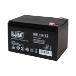 AGM MegaBat 14-12 aku, 12 V, 14 Ah, sobib h&auml;ires&uuml;steemidele, UPS-seadmetele, kassadele ja videovalves&uuml;steemidele