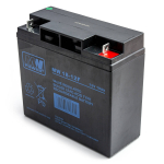 Aku AGM MW Power MW 18-12F 12V18Ah on ette n&auml;htud UPS APC RBC7 RBC11 RBC50 RBC55 Ever Fideltronik Eaton Powerware Alarmy