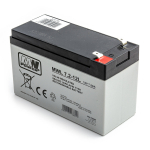 Aku AGM MW Power MWL 7-12L 12V 7,2Ah on ette n&auml;htud UPS APC, Ever, Fideltronik, Eaton Powerware, Alarmy