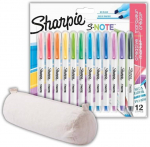Sharpie v&auml;rviliste markerite komplekt puuvillase pliiatsiga