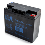 Aku AGM MW Power MW 18-12 12V18Ah on ette n&auml;htud UPS APC RBC7 RBC11 RBC50 RBC55 Ever Fideltronik Eaton Powerware Alarmy