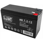 AGM MegaBat 7.2-12 12 V 7,2 Ah aku h&auml;ires&uuml;steemidele, UPS-seadmetele, kassadele ja videovalves&uuml;steemidele