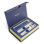 Waterman H&eacute;misph&egrave;re Steel GT T&auml;itepliiats + Pastapliiatsi komplekt S0920310 + S0920370
