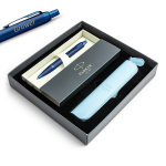 Parker IM Monochrome Blue pastapliiats graveeringuga / kott / kinkekomplekt