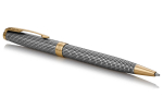 Parker Sonnet Premium Chiselled Silver GT pastapliiats koos kottiga - 1931492 / Kingituseks komplekt