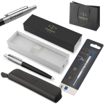 Parker Jotter Originals Black pastapliiats koos pliiatsikarbiga + t&auml;itekassett / Graveeritud kingitus &otilde;petajale