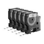 DYMO D1 lint 9mm x 7m / must valgel (40913 / S0720680) &ndash; 5 tk.