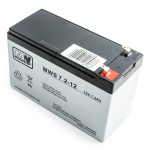 Aku MW Power MWS 7.2-12 12V7.2Ah Alarm UPS M&auml;nguasjade kassasse