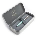 Parker Jotter Originals Mint Pastapliiatsi kinkekomplekt metallkarbis