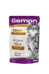 Gemon Cat Pouch Kitten Chunkies with Chicken 100 g | 8009470300896