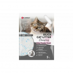 Flamingo Cat litter Silica with baby powder Fine grains Clumping 5L | 5400585182255