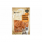 Flamingo Complementary feed for cats HAPKI CHICKEN STRIPS 50GR | 5400585147308