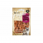 Flamingo Complementary feed for cats HAPKI SOFT DUCK STRIPS 50GR | 5400585147186