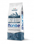 Monge Dog All Breeds Adult Monoprotein Trout with Rice and Potatoes 12 kg | 8009470011358