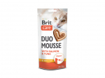 Brit Care Cat Creamy Duo Mousse with Salmon and Tuna Skin & Coat 4x14 g | 8595602579778