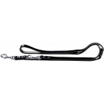Hunter Leather leash 13/200, black/grey | 4016739394101