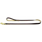Hunter Leather leash Reptile 18/200 brown/gold | 4016739438027