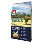 Ontario Dog Mini Adult Weight Control Turkey & Potatoes 6,5 kg | 13659  | 8595091784363