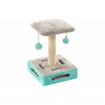 Flamingo SCRATCHING TREE CYA 1 TURQUOISE/GREY 28x28x39CM | 5400585111712