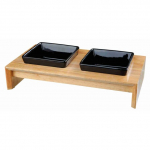 TRIXIE kausikomplekt, keraamiline/puit. 4 l/13 x 6 x 13 cm | 4011905248219