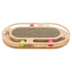 Trixie Cat Scratching Cardboard with Wooden Frame and Toys 46 x 4 x 25 cm | 4011905480206