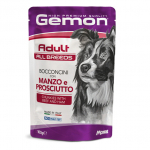 Gemon Dog All Breeds Adult Chunkies with Beef and Ham 100 g | 8009470300605