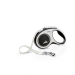 Flexi New Comfort S (tape) 5 m, black - dog leash | 4000498043547