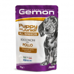 Gemon Dog Pouch All Breeds Puppy and Junior Chunkies with Chicken 100 g | 8009470300636