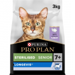 Purina Pro Plan Cat Senior Sterilised 7+ Longevis Turkey 1,5 kg | 7613034989673