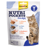 GimCat Nutri Pockets Sea Mix with Salmon, Trout, Shrimps 150 g | 109370  | 4002064419374