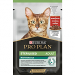 Purina Pro Plan Cat Pouch Adult Sterilised Maintenance Beef 85 g | 7613036092883