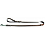Hunter Leather leash  Kroko 13/110 brown/black | 4016739432537