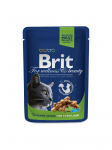 Brit Premium Chicken Slices Sterilised 100 g - konservi kaķiem | 8595602506033