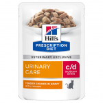 Hills Prescription Diet Cat C/D Urinary Care Stress with Chicken 12x85 g | 052742286204