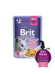 Brit Premium Cat Delicate Fillets in Jelly with Chicken 85g | 8595602570669