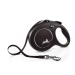 Flexi New Classic L (tape) 8 m, black - dog leash | 4000498023020