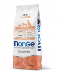 Monge Dog All Breeds Puppy and Junior Monoprotein Salmon with Rice 12 kg | 8009470011211