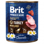 Brit Premium by Nature wet Turkey with Liver 800 g | 8595602561810