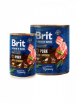 Brit Premium by Nature wet Pork with Trachea 800g | 8595602563371