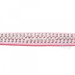 Hunter Leather collar WIP-PET 42 pink | 4016739432940