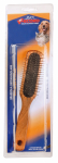 RECTANGULAR BRUSH, STAINLESS STEEL LONG TEETH 20X3,5 CM | 8011391565803