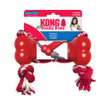 KONG Goodie Bone with Rope Medium - dog toy | 035585780009